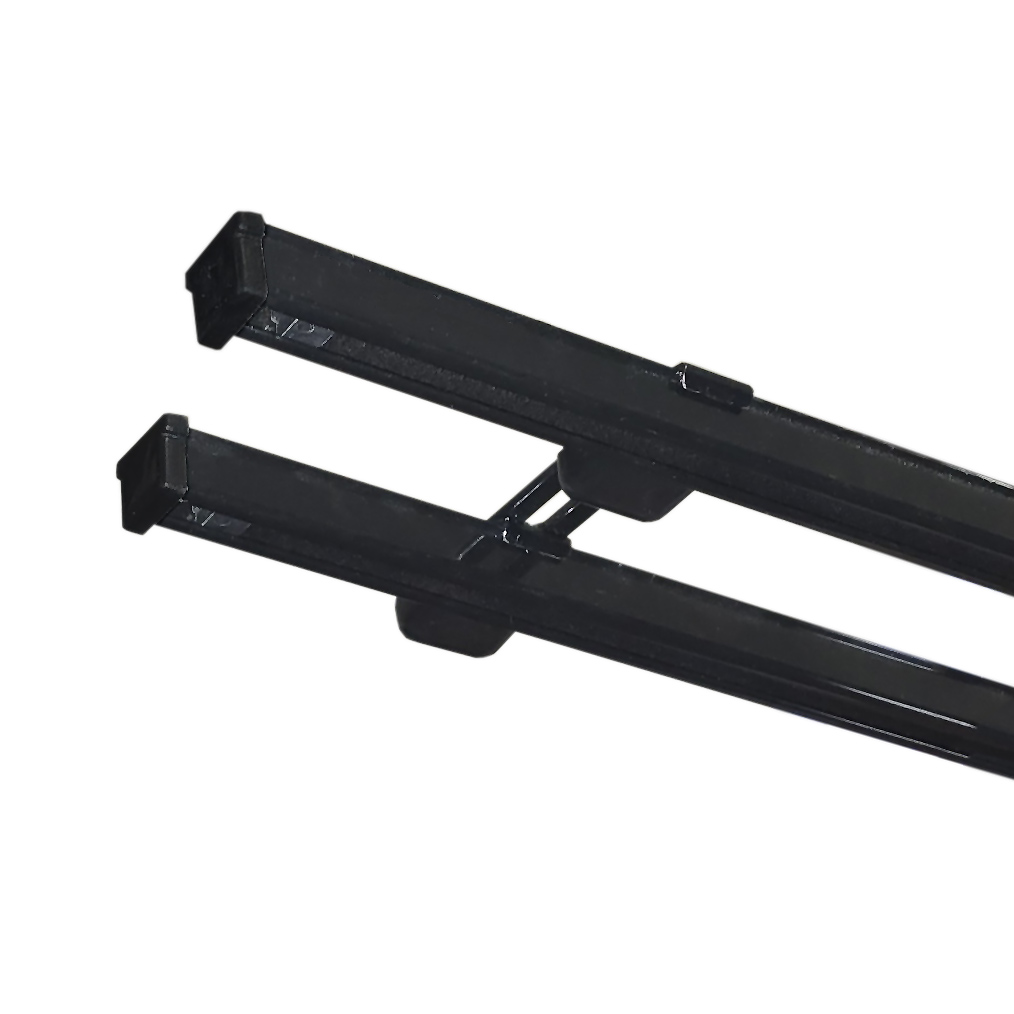 Karnisz sufitowy aluminiowy czarny TS - obrazek 2