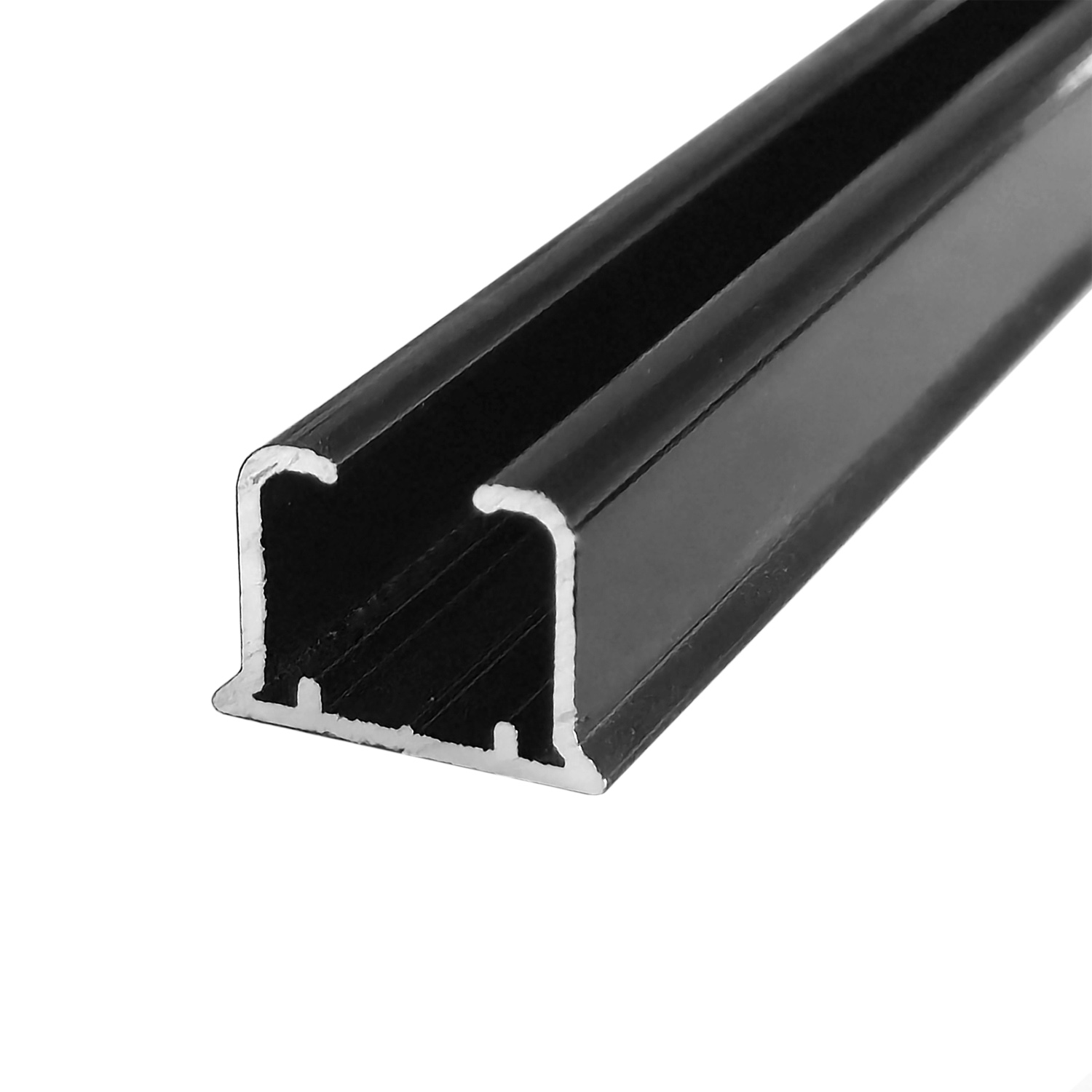 Karnisz sufitowy aluminiowy czarny TS - obrazek 3